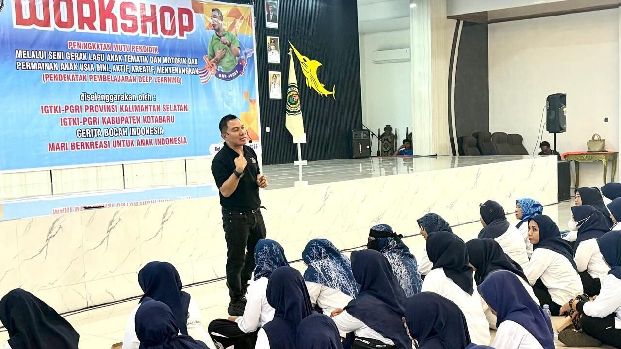 Senam Ceria dan Deep Learning: Cara Bunda PAUD Kotabaru Bangun Pembelajaran PAUD yang Kreatif