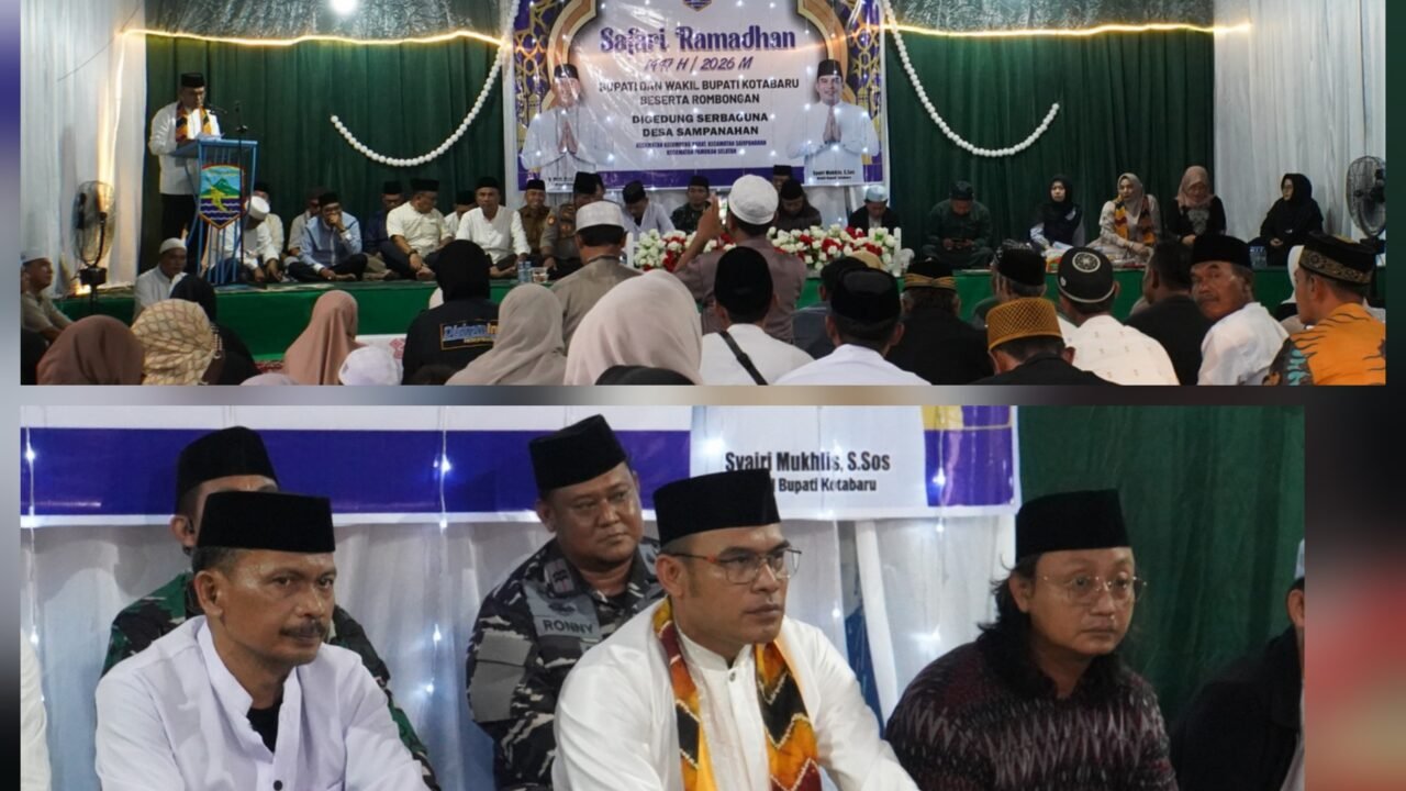 Safari Ramadhan Putaran ke – 4 di Sampanahan, Pemkab Kotabaru Perkuat Silaturahmi dan Tampung Aspirasi Warga
