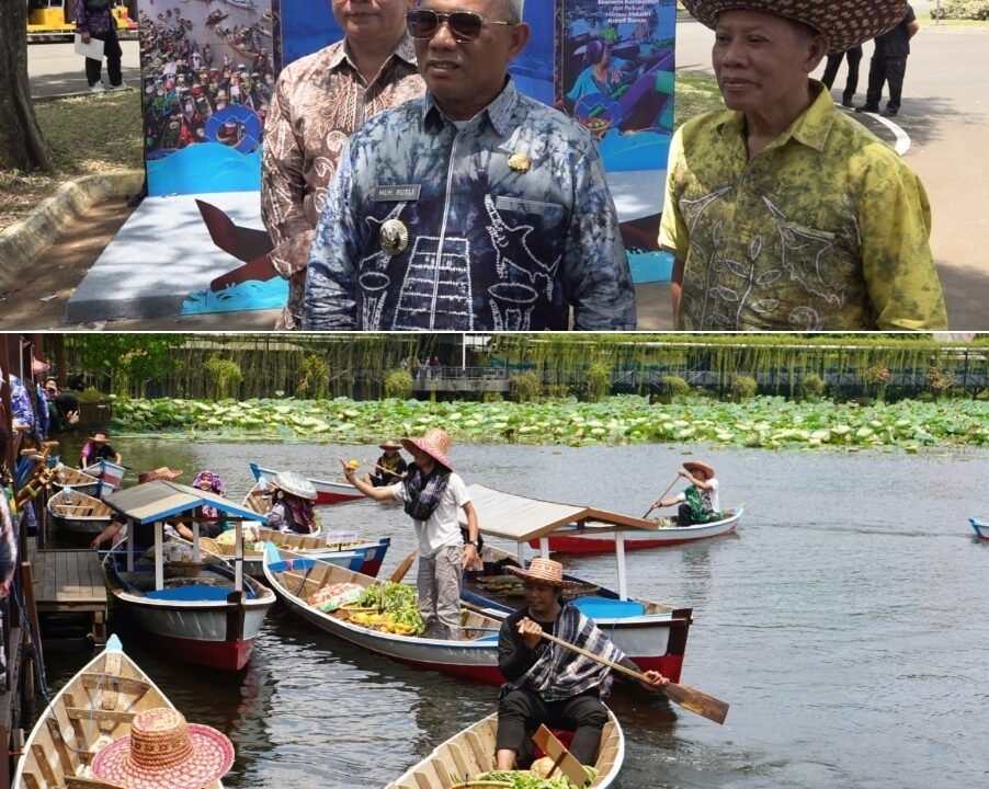 Pemkab Kotabaru Dukung Pelestarian Budaya, Hadiri Peresmian Dermaga Pasar Terapung TMII