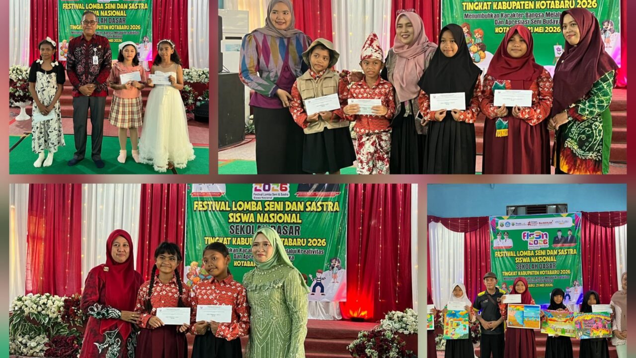 SDS Eka Tjipta Sawita Raih Prestasi Gemilang di FLS3N 2026 Tingkat Kabupaten Kotabaru