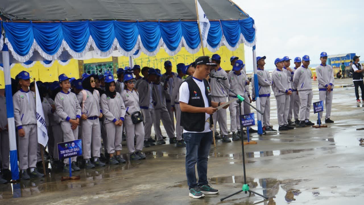 Lepas Kontingen POPDA 2026, Pemkab Kotabaru Bidik Posisi Lima Besar Kalsel