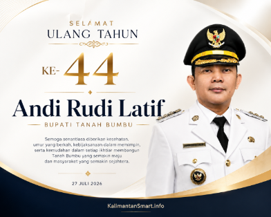 Bupati Tanah Bumbu Andi Rudi Latif Genap Berusia 44 Tahun, Doa dan Harapan untuk Pengabdian yang Berkelanjutan