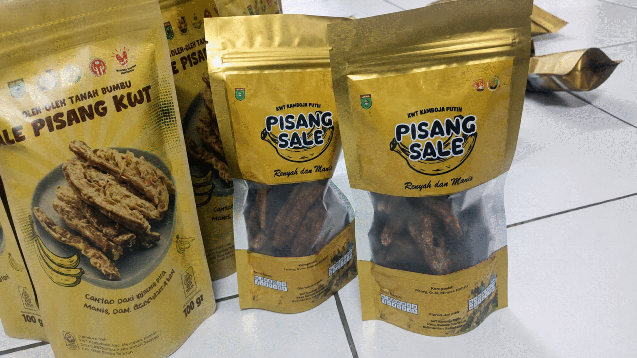 Sale Pisang KWT Kamboja Putih Tanah Bumbu Tembus Pasar Nasional
