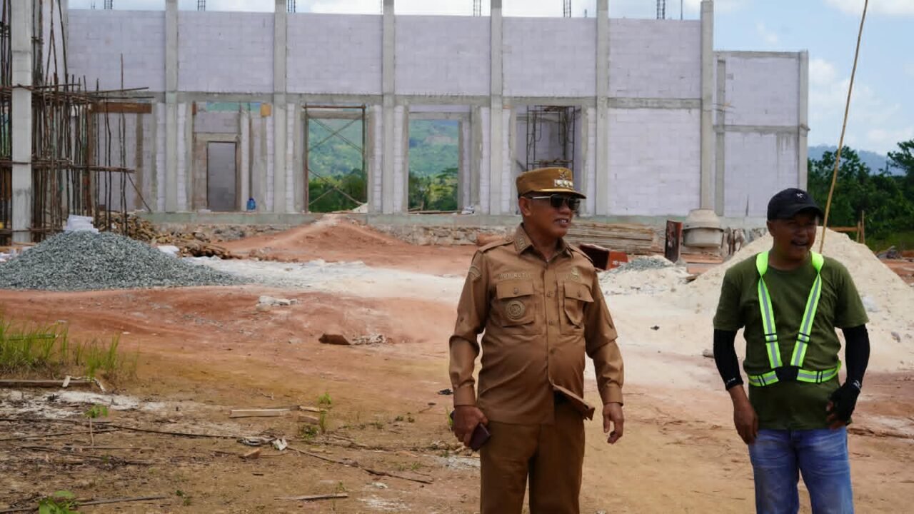 Bupati Kotabaru, Tinjau Progres Pembangunan Pusat Perkantoran