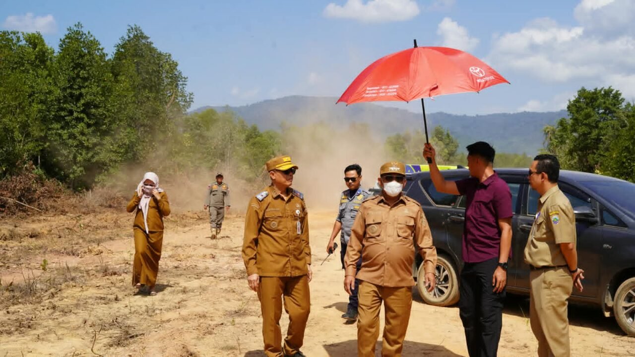 Dorong Pembangunan Infrastruktur, Bupati Kotabaru Tinjau Rencana Jalan Pembangunan Pelabuhan Pemerintah Kabupaten Kotabaru