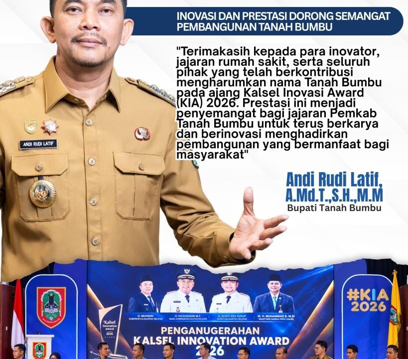 Detektor Karhutla Tanah Bumbu Raih Juara II Kalsel Innovation Award 2026, SIPLAYER Masuk 10 Besar